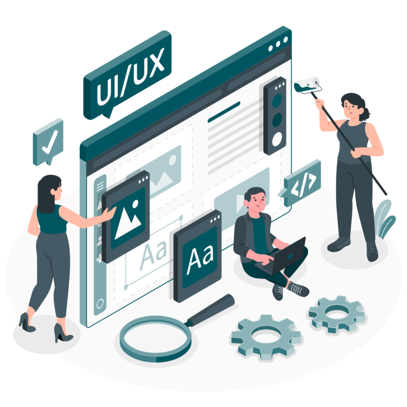 UI UX Design Amico